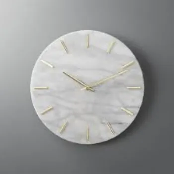 Marble Wall Clock 